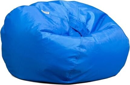 Big Joe Classic Bean Bag Chair, Sapphire Smartmax, Durable Polyester Nylon Blend, 2 feet Round