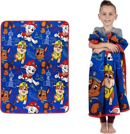 Franco Kids Bedding Super Soft Plush Throw Blanket, 46 in x 60 in, Paw Patrol