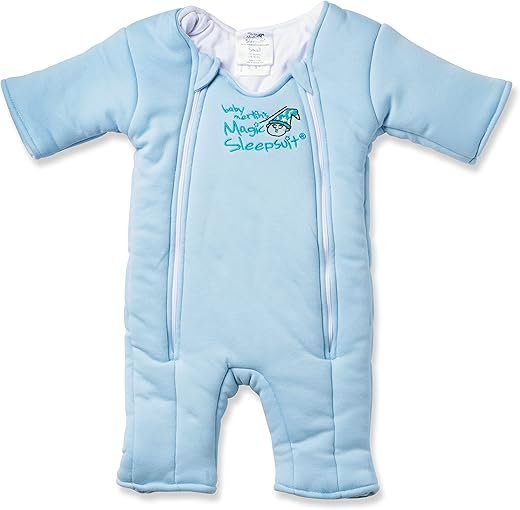 Magic Sleepsuit Baby Merlin's Swaddle Transition Product - Cotton - Blue colour - for 3-6 Months baby