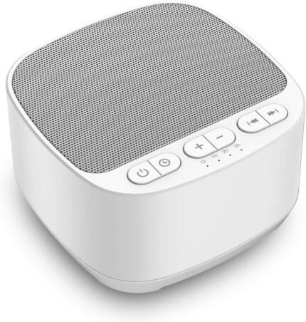 Magicteam Sleep Sound White Noise Machine with 40 Natural Soothing Sounds and Memory Function 32 Levels of Volume Powered by AC or USB and Sleep Timer Sound Therapy for Baby...