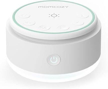 Momcozy Sound Machine for Baby-20 Soothing Sounds & Touch Light Portable White Noise for Kids & Adults for Sleeping Timer and Memory | Ideal Travel Companion & Nursery Must-Have...