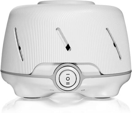 Yogasleep Dohm (White/Gray) The Original White Noise Machine, Relaxing Natural Sound from a Real Fan, Sleep Aid & Noise Cancelling For Adults & Baby, Office Privacy &...