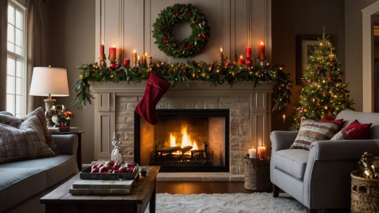 Christmas Mantel Decor