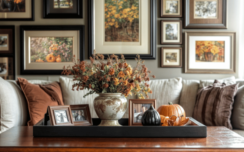 Decorate a Center Coffee Table in Your Living Room