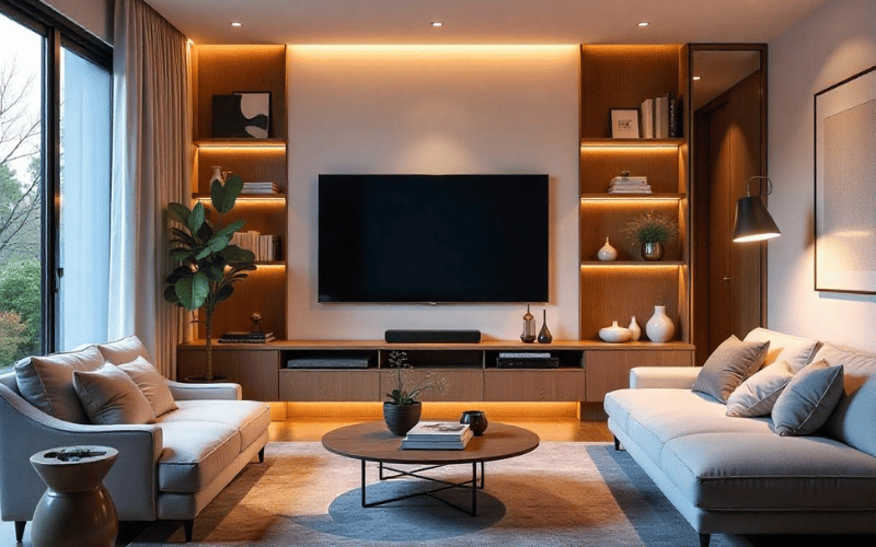 Integrate your TV into Cozy Corners for Comfort