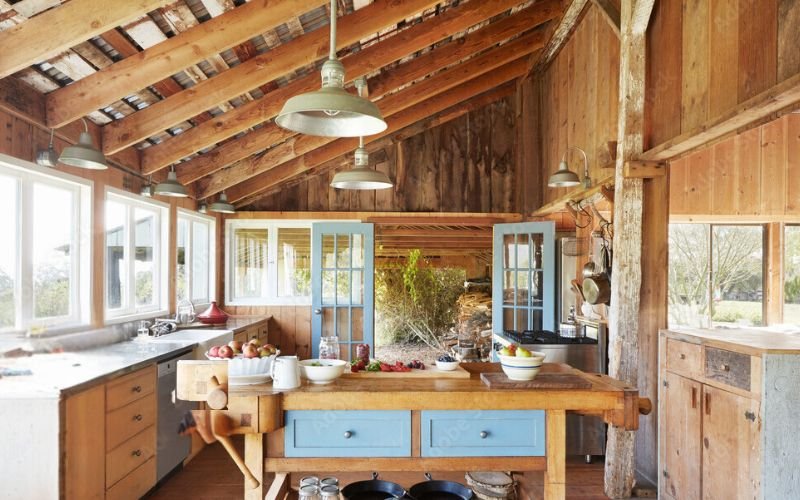 Wood Beam & Plank Ceiling Design