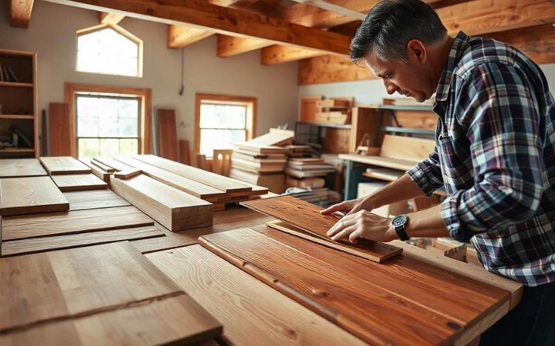 Wood Beam & Plank Ceiling Design