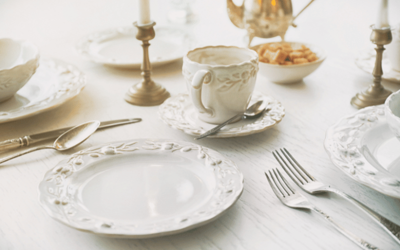 Charming Vintage Table Setting