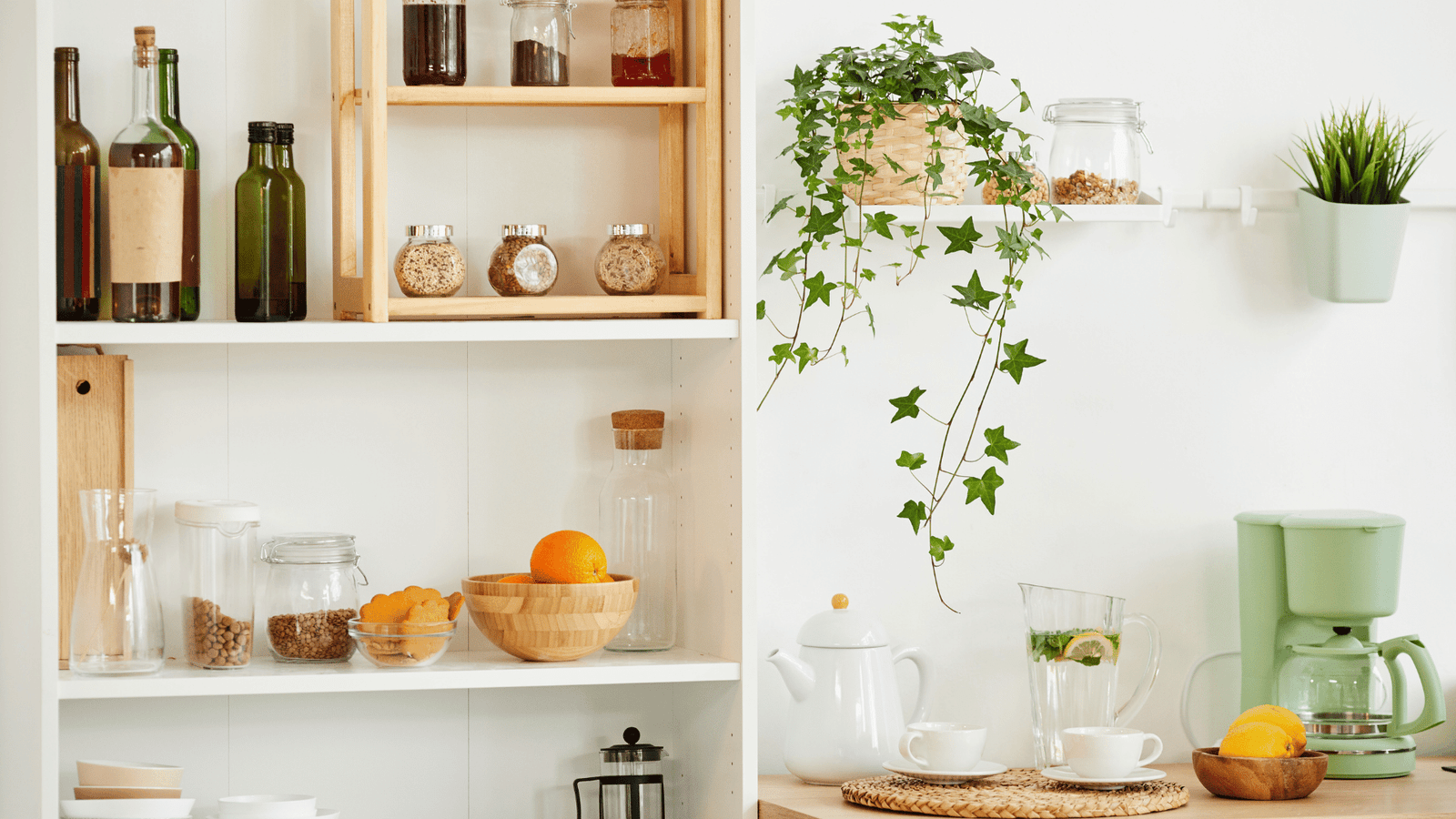 How to Decorate Kitchen Shelves