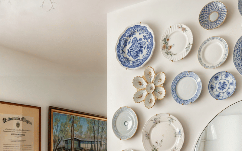 How to Hang Plates Platters Bowls