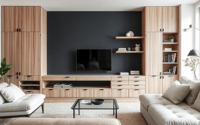 Modern Living Room Storage Solutions