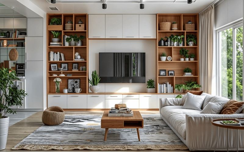 Modern Living Room Storage Solutions