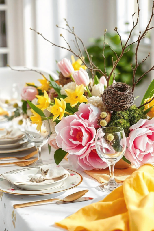 Spring Table Settings