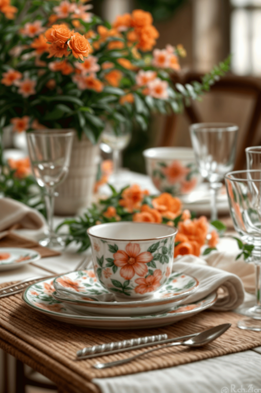 Spring Table Settings