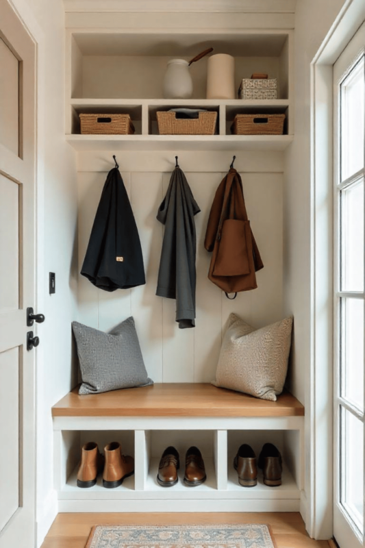 Tiny Mudroom