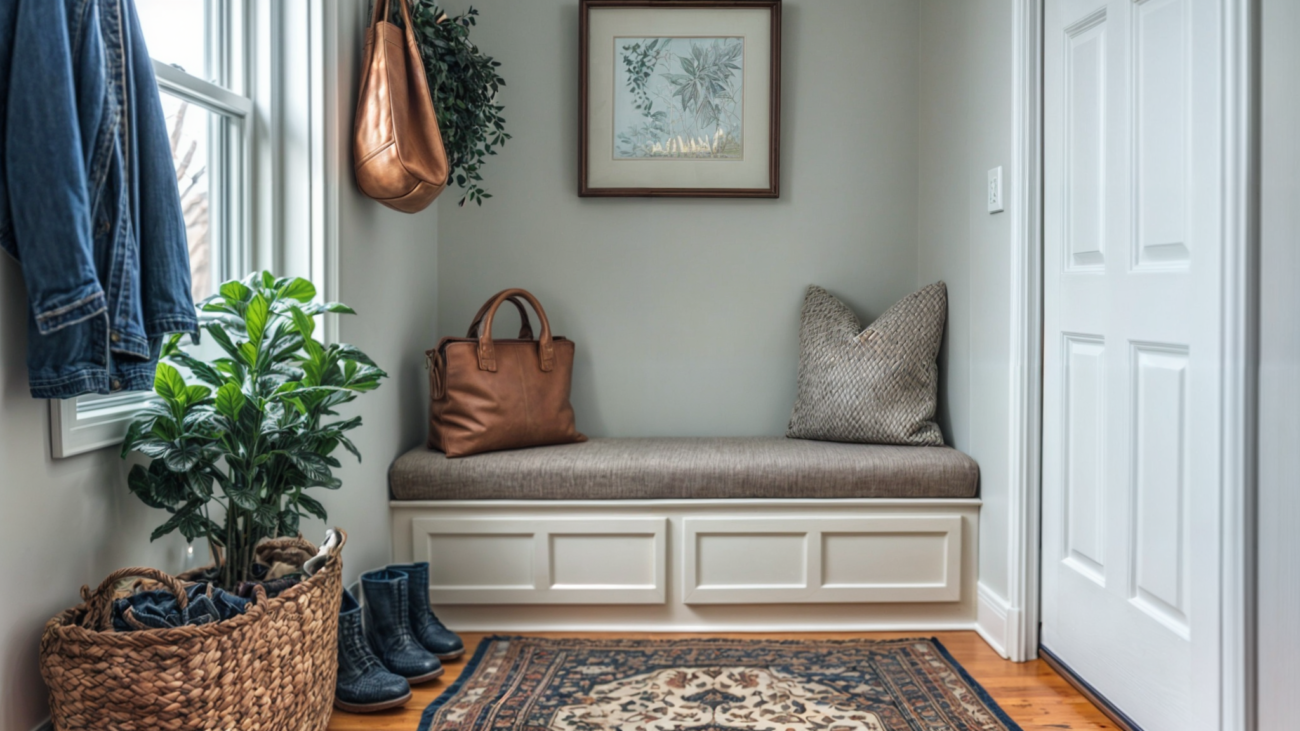 Tiny Mudroom