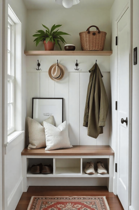 Tiny Mudroom