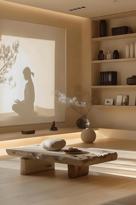 Zen Inspired Living Space