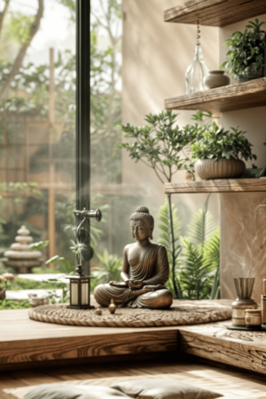 Zen Inspired Living Space