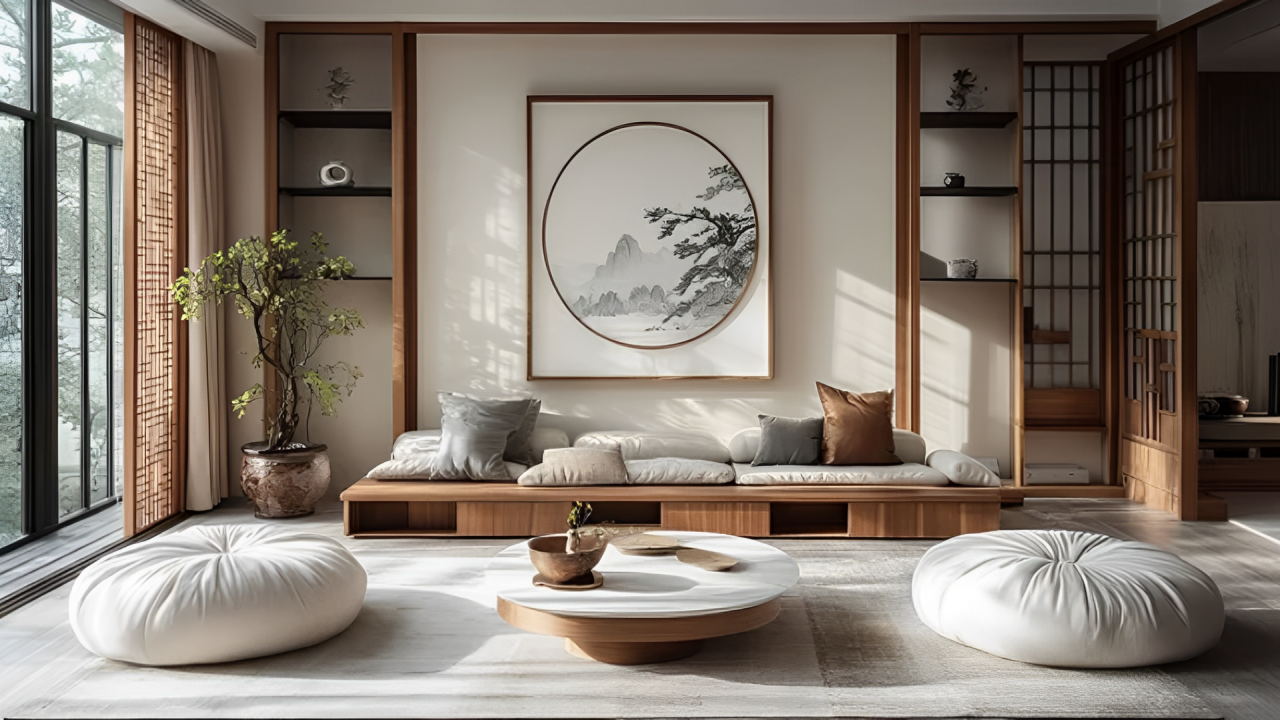 Zen Inspired Living Space